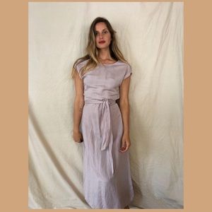 ❀A New Day *suunday* Linen Blend Dress S
